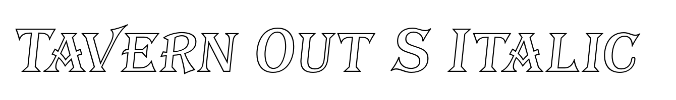 Tavern Out S Italic
